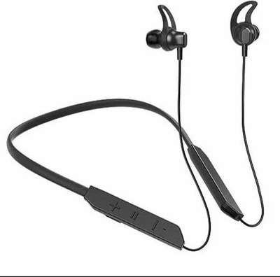 ENMORA BT Max Wireless in Ear Earphones with Neckband dfg11 Bluetooth & Wired(Black, In the Ear)