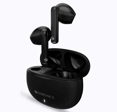 ZEBRONICS Zeb-Jiggle Wireless Bluetooth Headset(Black, In the Ear)