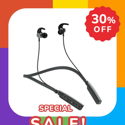 GPQ STORE Rokerz 235 Pro Wireless Bluetooth Neckband(0.997 Bluetooth(Black, In the Ear)