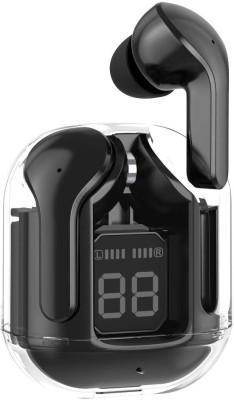 Ezerio Air 31 Latest ANC Earbuds with Transparent Case Bluetooth Headset(Black, In the Ear)