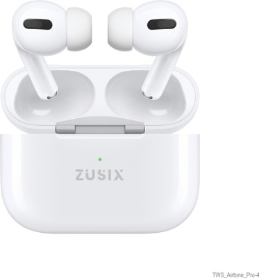 Zusix Airtone Pro - Full Spectrum Sound with 40H Music Time Wireless TWS Earbuds Bluetooth(White, True Wireless)
