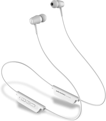 Audio Technica ATH CLR 100BT Bluetooth(White, In the Ear)