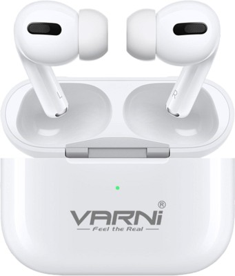 Varni 7X TWS, 13mm Drivers Bass Earbuds, 22H Playtime, 50ms Low Latency ,5.3 Bluetooth Headset(White, True Wireless)