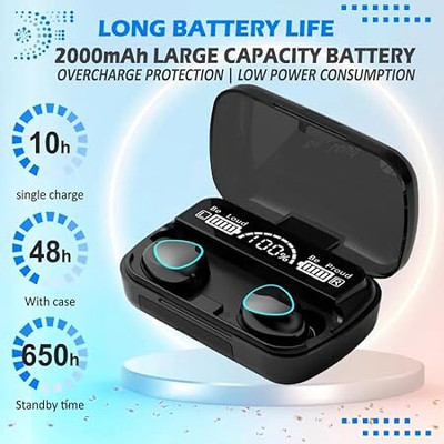 OCEAN THREEZ EarBuds AeroPods
Implies lightweight design and wireless freedom. Bluetooth(Black, True Wireless)