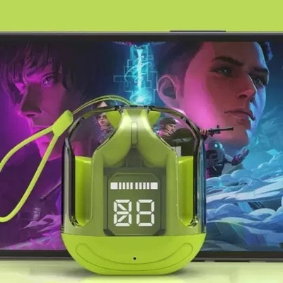 NKL Smart Design UltraPods Buds With Charging Case,Mic 157 Bluetooth(Green, True Wireless)