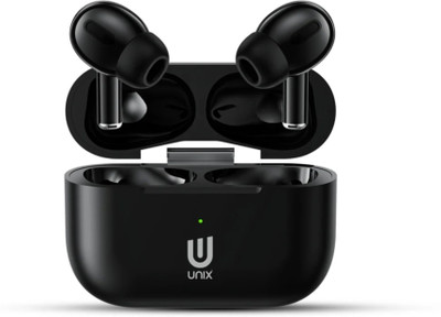 Unlx UX666 Pro TWS Earbuds – 32-Hour Playtime, Premium Matte Finish with Silicon Case Bluetooth(Black, True Wireless)