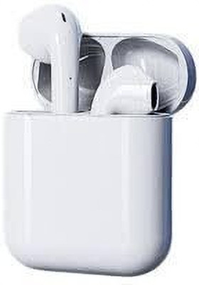 laxmi gold REXBURG-I12 TWS-i12 Bluetooth Headset Twins Wireless Earbuds with charging case Bluetooth(White, True Wireless)