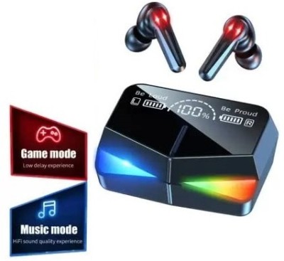 ASTOUND M28 TWS Earbuds with Power Bank Stereo Bluetooth Gaming Headset(Black, In the Ear)