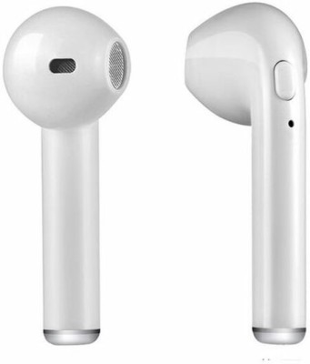 Bhanu I7S TWS Truly Wireless Bluetooth Buds, Both Side Buds, with Calling Enabled Mic Bluetooth Headset(White, In the Ear)
