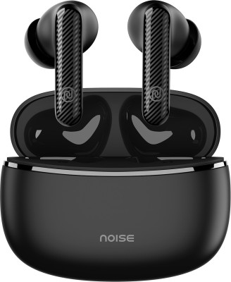 Noise Aura Buds with Dual Device Pairing, 60 Hours of Playtime, and ENC with Quad Mic Bluetooth Headset(Aura Black, True Wireless)