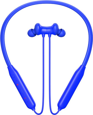 Qvee Bullets Q2 - MAGNETIC POWER OFF/ON 48Hr Playtime Headphone Neckband Earphone-20 Bluetooth Gaming(Blue, In the Ear)