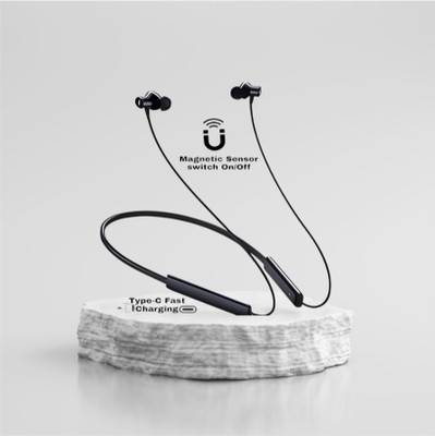 GDS Extreme Bass Wireless Neckband - Powerful Bass and premium design_JZ_XG Bluetooth & Wired(Black, In the Ear)