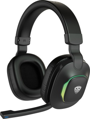 SpinBot Ranger HX300 Headphones with 50ms Low Latency & RGB Lights Bluetooth Gaming Headset(Black, On the Ear)