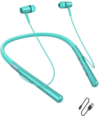 IZWI New Product 2024 Wireless Earphones With Waterproof Sports Neckband Bluetooth(LITE GREEN, True Wireless)