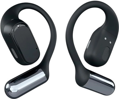 FLUXIPRO Wireless Open-Ear Earbuds with 40H Backup Ultra Comfort Fit Dual Pairing Bluetooth(Black, In the Ear)