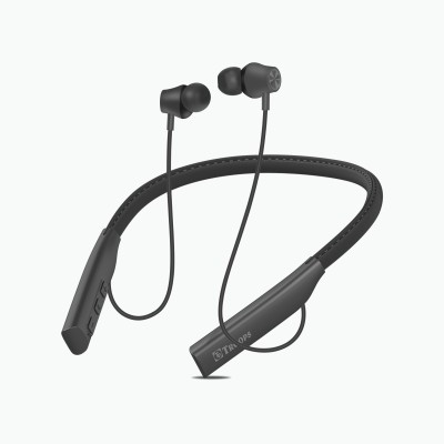 TP TROOPS Wireless in Ear Bluetooth Magnetic Earbuds Neckband with ENC Mic, 60HR Playtime Bluetooth Headset(Black, In the Ear)