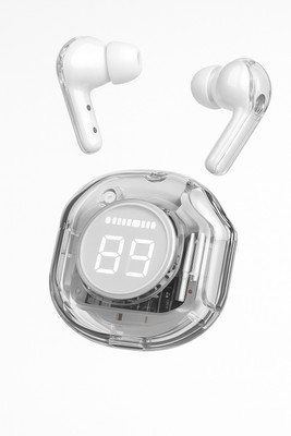 Brolan Earbuds Bluetooth 5.3 Headphones 30H Playtime with Touch Control Bluetooth Gaming(White, True Wireless)