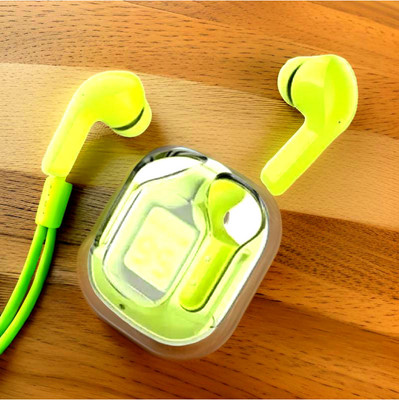 ROAR Max Ultrapods Bluetooth 5.3LED Display Touch Control, Gaming HeadsetDE-18 Bluetooth(Multicolor, True Wireless)