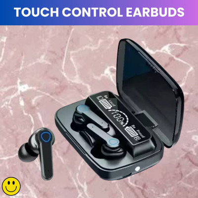 GUGGU M19 Bluetooth Wireless Earbuds Large Dual LED Display With High Stereo SoundD323 Bluetooth(Black, True Wireless)