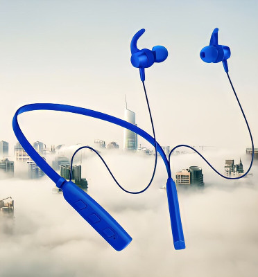 GPQ STORE Rokerz 235 Pro Wireless Bluetooth Neckband(0B.93 Bluetooth(Blue, In the Ear)