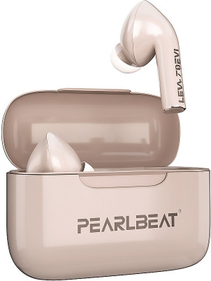 PearlBeat TWS PB59 Truly Wireless Bluetooth Ear Buds with 60 Hours Playtime, 4 Mics, IPX5 Bluetooth(Beige, True Wireless)