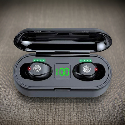 FRONY W11_F9 48-Hour Playback TWS: HD Sound, Touch Controls, Water Resistant Bluetooth(Black, In the Ear)