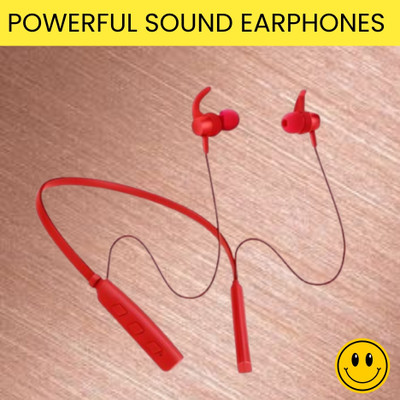 Clairbell BT 235 Bluetooth Wireless Neckband With 20 Hours Playback & ASAP ChargeDB363 Bluetooth(Red, In the Ear)