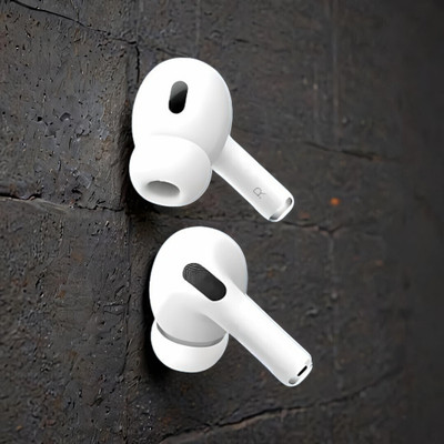 SAIBABA Plus Touch Bass & Noise Block Bluetooth(White, In the Ear)