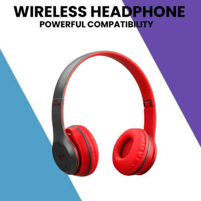 GUGGU Wireless (Portable Bluetooth Headphone) with Microphone, Memory Card SupportF409 Bluetooth(Multicolor, On the Ear)