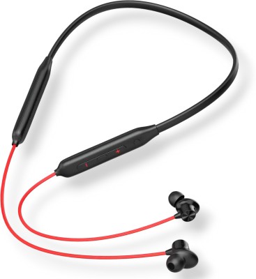 Bxeno Bullets C2 - MAGNETIC POWER OFF/ON 48Hr Playtime Headphone Neckband (RD1RE) Bluetooth(Red, In the Ear)