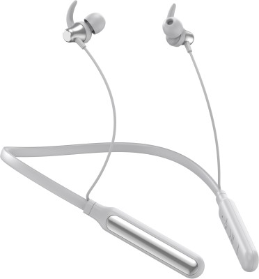 UPOZA LOKO Neckband Upto 40 Hours Playtime with ASAP Charge Bluetooth Headset(White, In the Ear)
