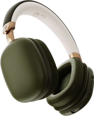 GOBOULT (previously Boult) Fluid X 60H Battery, 40mm Drivers, Foldable design, ENC Mic Bluetooth & Wired(Green, On the Ear)