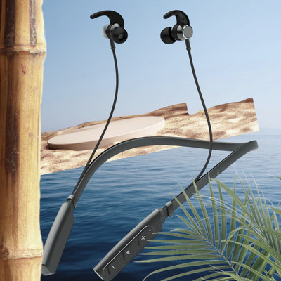 GPQ STORE Rokerz 235 Pro Wireless Bluetooth Neckband(0.1561 Bluetooth(Black, In the Ear)