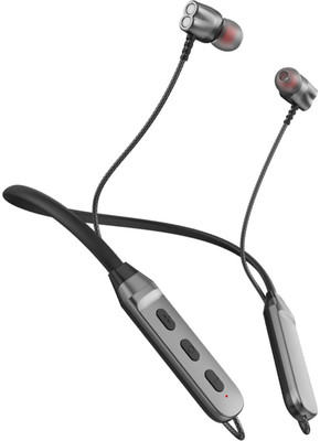 Techobucks NEW ARRIVAL Portable Neckband Thunder Beat Sound Gaming Sports Headphone Bluetooth Gaming(GREY/BLACK, On the Ear)