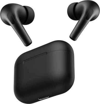 TECHIO Black Earbuds | True Wireless Stereo | Noise Cancelling Bluetooth(Black, True Wireless)