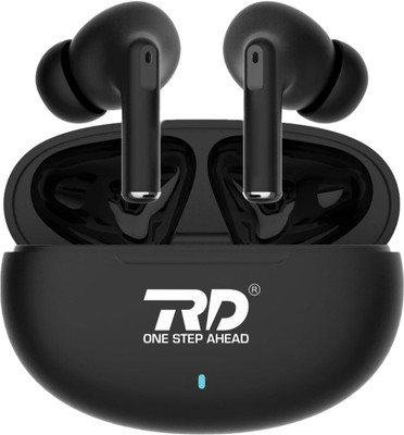RD WS-1200 True Wireless Earbuds with Deep Bass, Touch Control, Bluetooth Headset Bluetooth(Black, True Wireless)