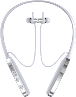 wipix PORCHE Wireless Neckband 36HRS Playing ,Call Vibration Alert With Stereo sound Bluetooth Headset(Grey, In the Ear)