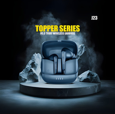 EARBASS J23 Predator Of War: Jet Charging, 40 HR Playtime, Gaming & Calling Tws Bluetooth(Black, Blue, White, True Wireless)