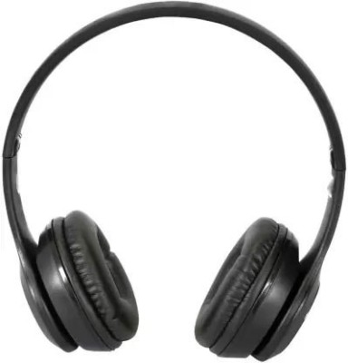 GLARIXA 3D Stereo Sound New Stylish Adjustable P-47 wireless Sports Headset Bluetooth Bluetooth Gaming Headset(Black, On the Ear)
