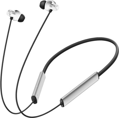 IZWI Sport Neckband Neck-hanging TWS Earbuds Wireless BT Headset with Mic Bluetooth & Wired Gaming(White, In the Ear)