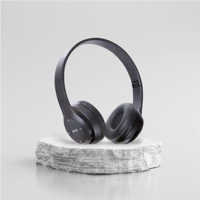 house of common FoldUp Bluetooth UltraBass Dynamic Driver_HV Bluetooth & Wired(Black, On the Ear)