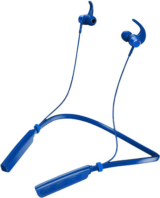 XEWISS Neckband with Up to 36Hours Playtime, ASAP™ Charge, High Bass Stereo Sound05 Bluetooth Gaming((Blue, HighBass, Immersive LED Lights, In the Ear), In the Ear)