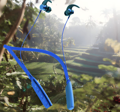 GPQ STORE Rokerz 235 Pro Wireless Bluetooth Neckband(0B.871 Bluetooth(Blue, In the Ear)