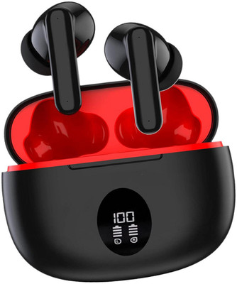 CIHROX Wireless Bluetooth In-Ear Earbuds Touch Control Noise Reduction Earphones Bluetooth Gaming(Black, True Wireless)