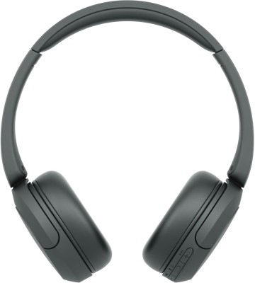 SONY WH-CH520 with 50 Hrs Playtime, DSEE Upscale, Multipoint Connection/Dual Pairing Bluetooth Headset(Black, On the Ear)