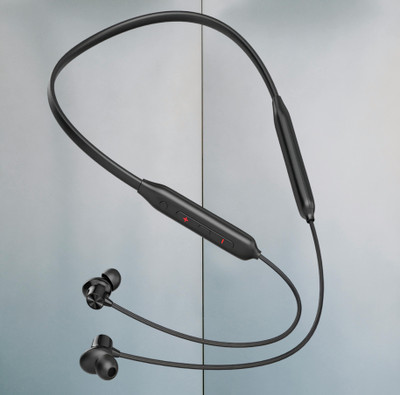 MR.NOBODY 40Hrs Playtime,Hd Mic,Fast Charging,Waterproof Bluetooth headphones Neckband N59 Bluetooth(Black, In the Ear)
