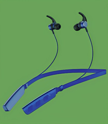 GPQ STORE Rokerz 235 Pro Wireless Bluetooth Neckband(B.0.292 Bluetooth(Blue, In the Ear)