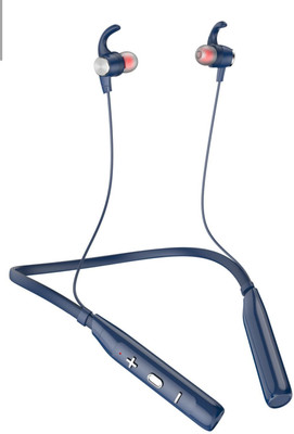 Techobucks Best Buy Wireless in Ear Gaming Gym Thunder Beat Sound Neckband Bluetooth Gaming(Blue, On the Ear)