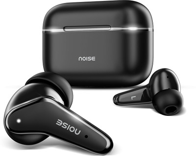 Noise Buds VS102 Elite with 50Hr Playtime, ENC, Quad Mic, Chrome finish Flybird Design Bluetooth(Carbon Black, True Wireless)