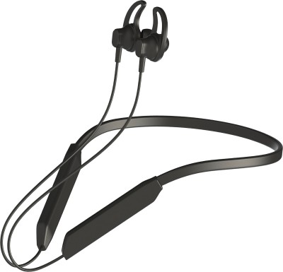 CIHROX Wireless Neckband Design Headset Function, Up to 24 Hours Battery Life Bluetooth Headset(Black, In the Ear)